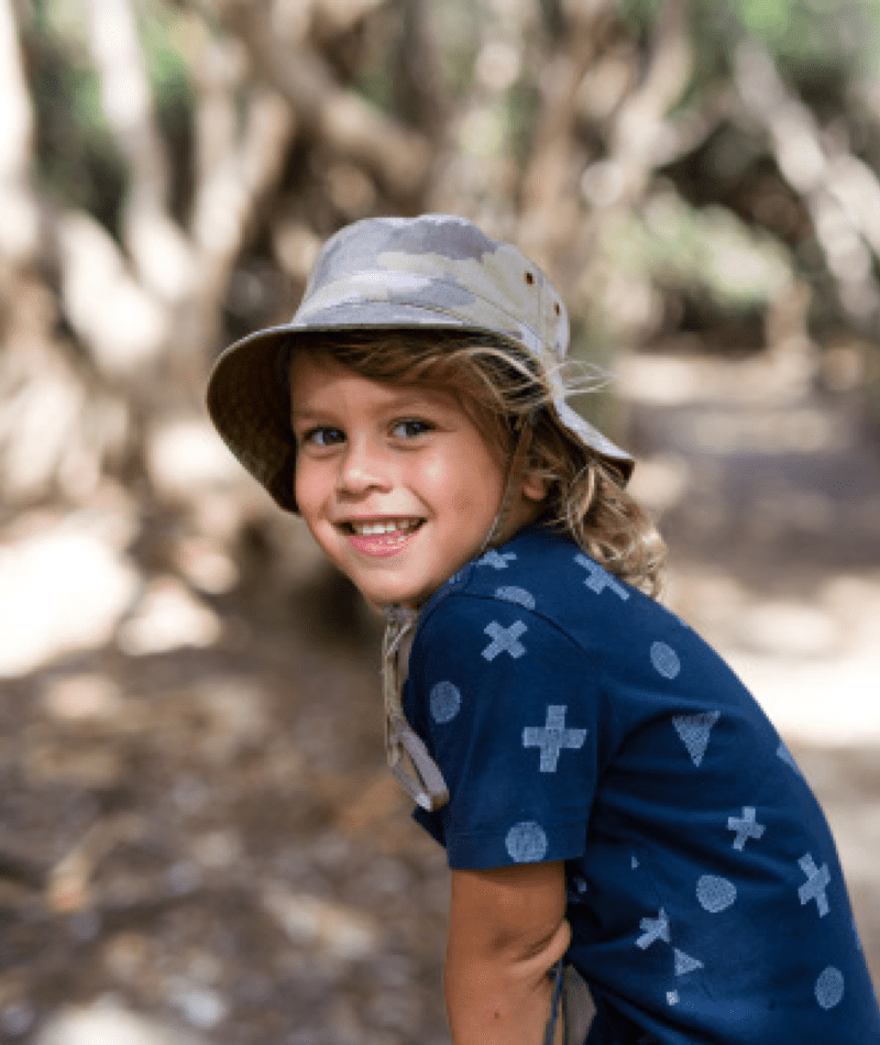 Dozer Boys Bucket Hat - Camouflage Print - Zachary